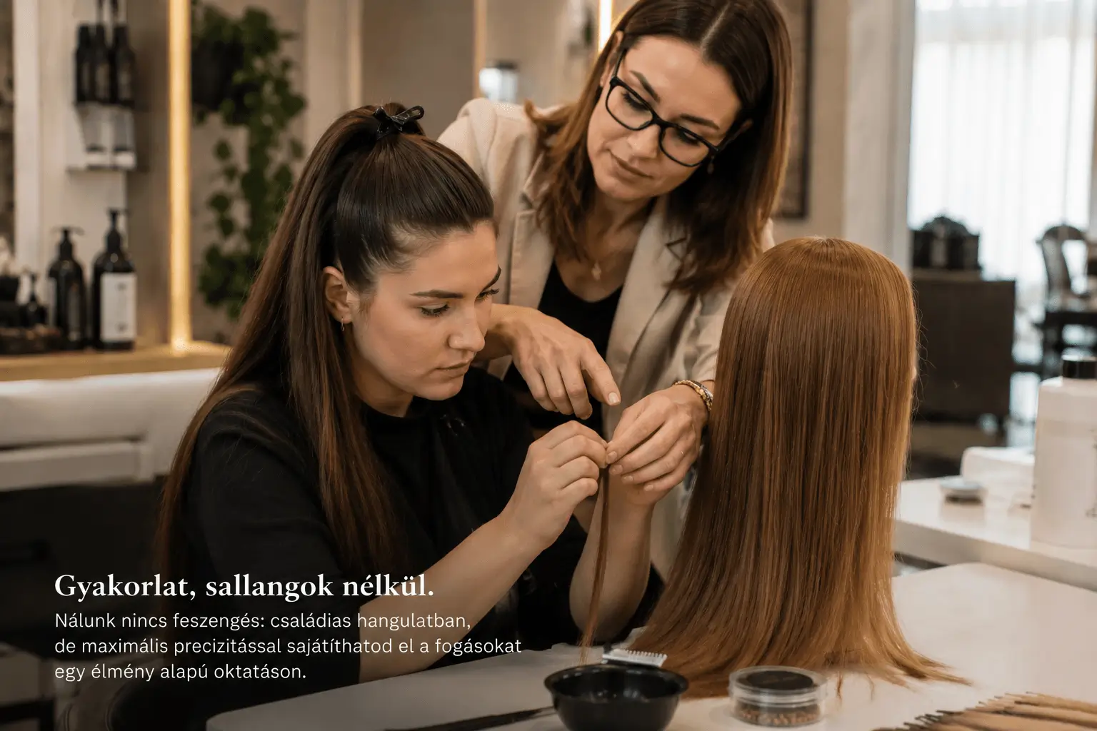 Hajhosszabbítás tanfolyam